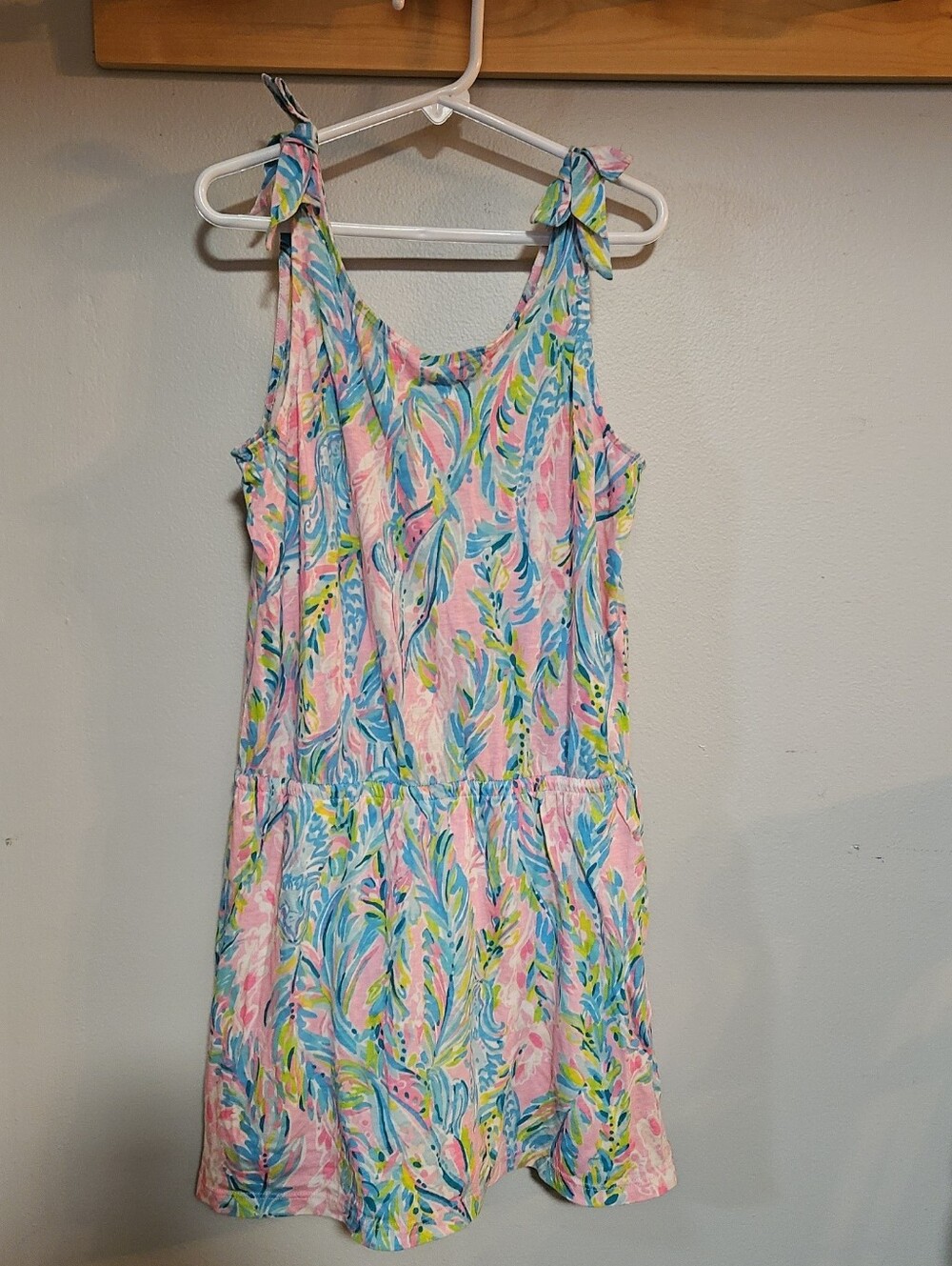 Lilly Pulitzer Sleeveless Bow Shoulder Sundress